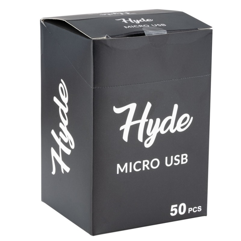 Hyde Micro USB Chargers 50pk, hyde disposable, hyde chargers, i.d.